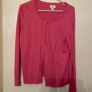 Old Navy Cardigan. Pink. Size L.